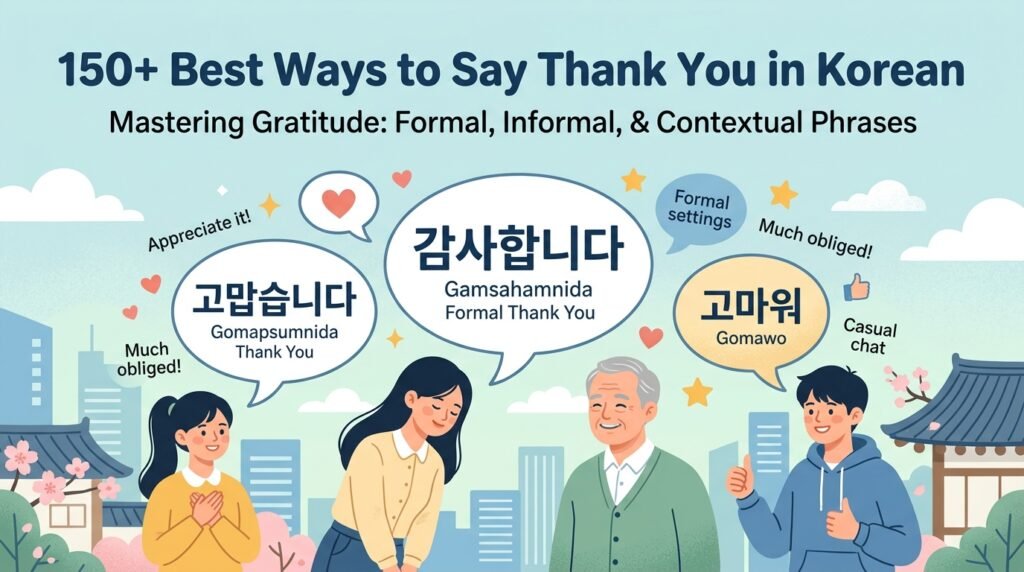 150+ Best Ways to Say Thank You in Korean 1