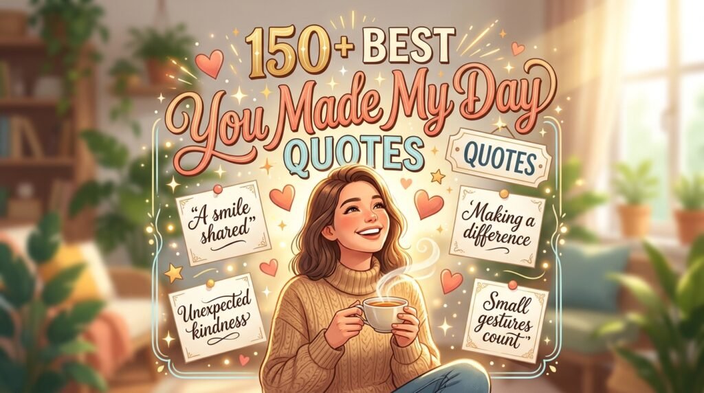 150+ Best You Made My Day Quotes 1