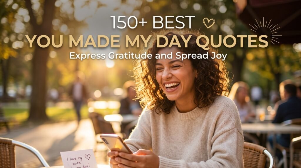 150+ Best You Made My Day Quotes 3