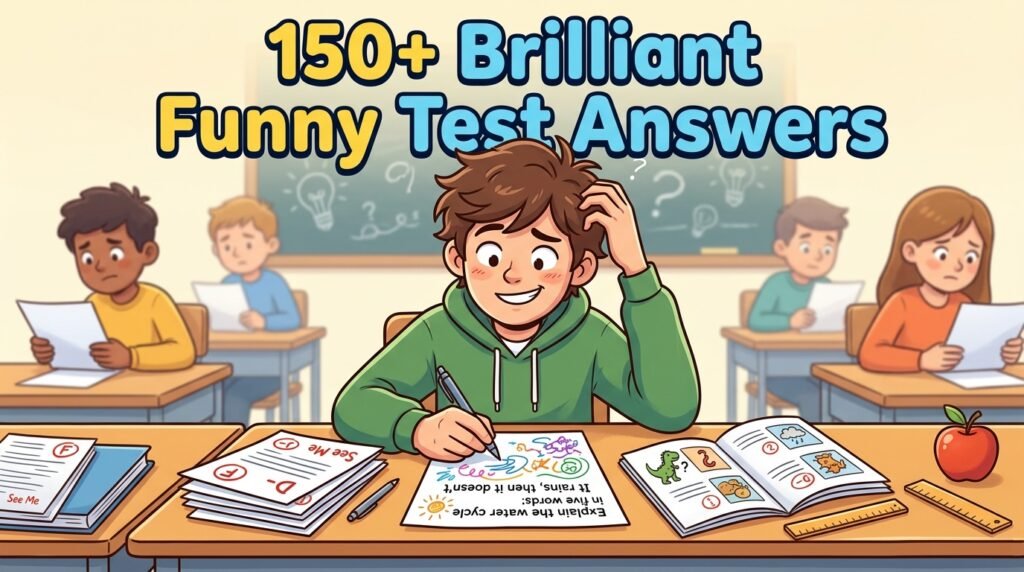 150+ Brilliant Funny Test Answers 2