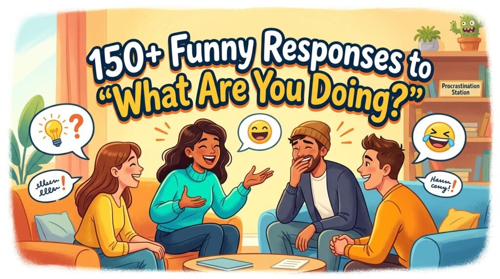 150+ Funny Responses to What Are You Doing 1