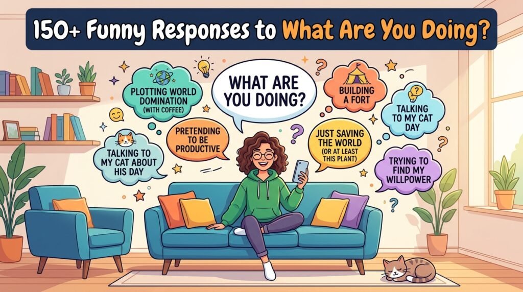 150+ Funny Responses to What Are You Doing 2