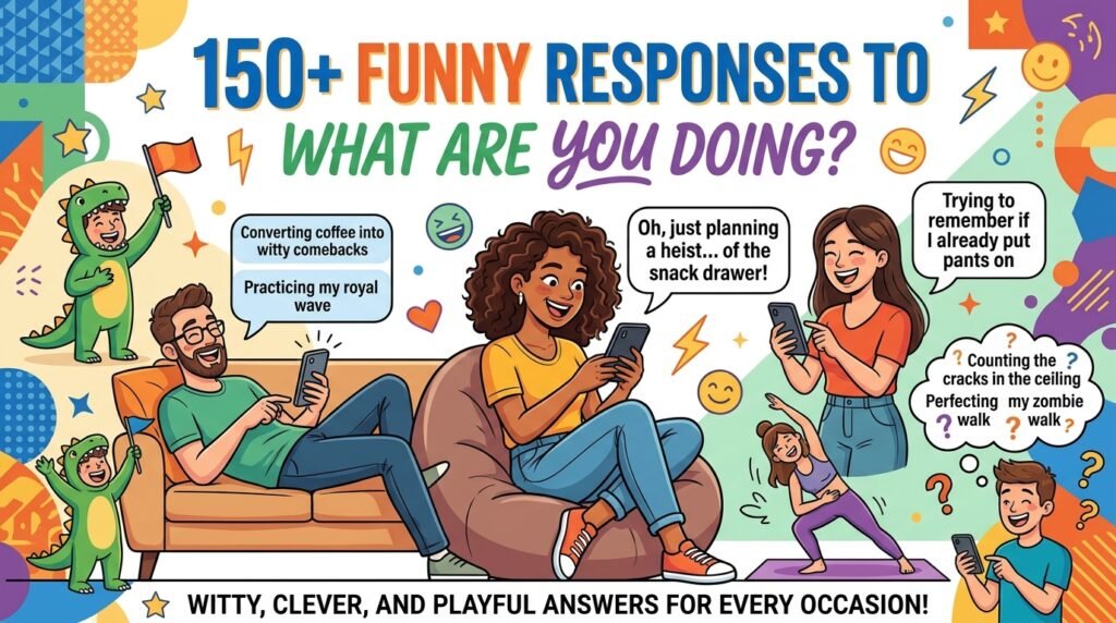 150+ Funny Responses to What Are You Doing 3