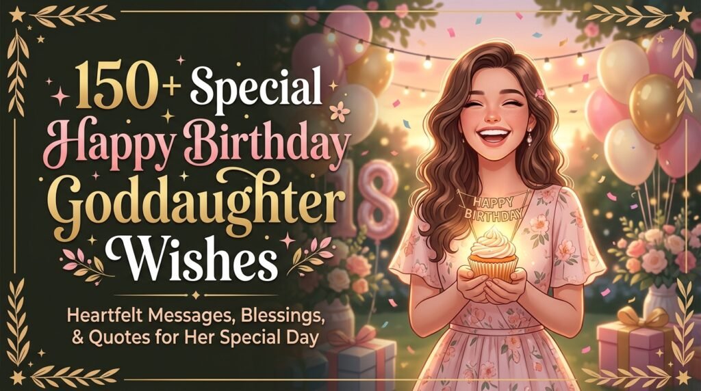 150+ Special Happy Birthday Goddaughter Wishes 1