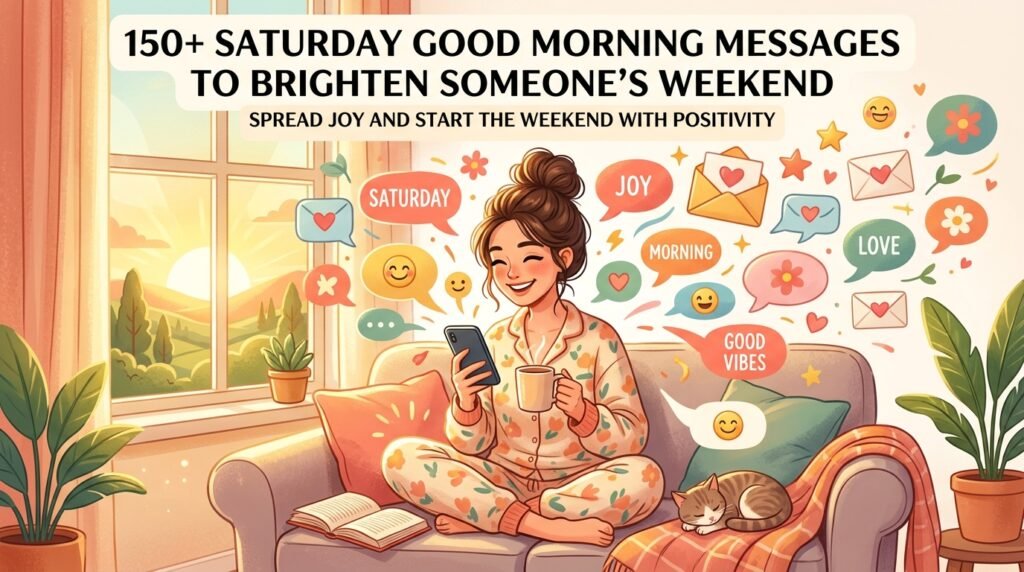150+ Saturday Good Morning Messages to Brighten Someone's Weekend 2