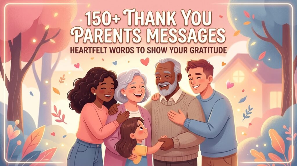 150+ Thank You Parents Messages Heartfelt Words to Show Your Gratitude 2