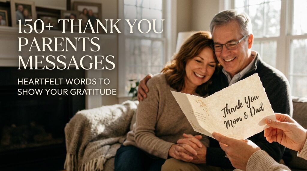 150+ Thank You Parents Messages Heartfelt Words to Show Your Gratitude 3