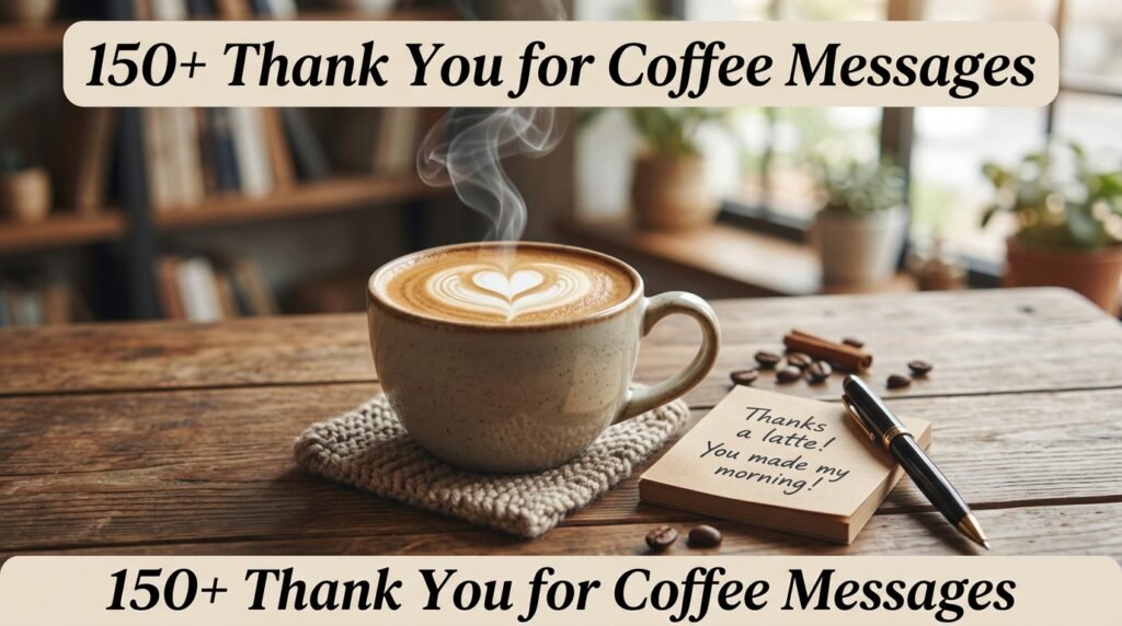 150+ Thank You for Coffee Messages: Heartfelt Words for Every Cup Shared 3