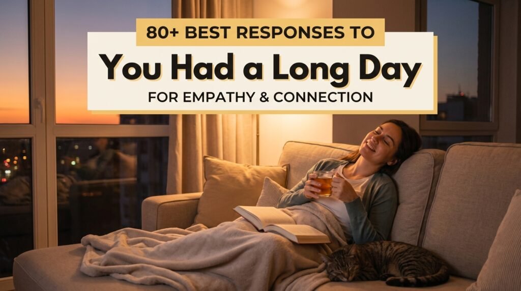 80+ Best Responses to You Had a Long Day 2