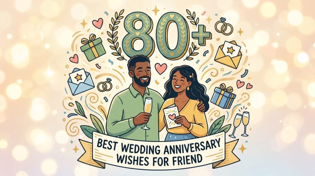80+ Best Wedding Anniversary Wishes for Friend 2