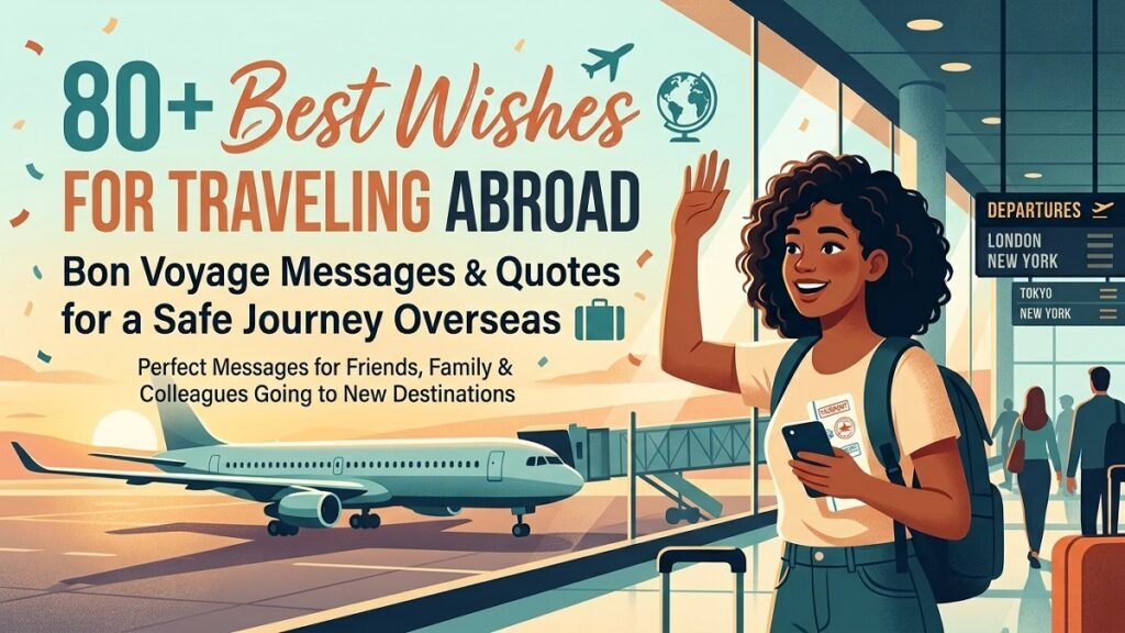 80+ Best Wishes for Traveling Abroad