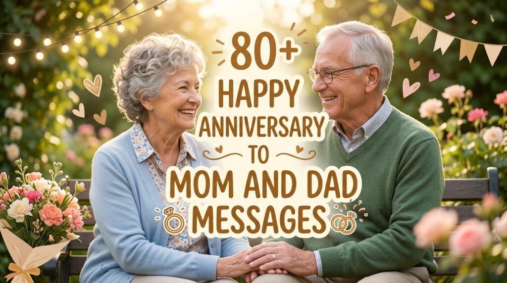 80+ Happy Anniversary to Mom and Dad Messages 2
