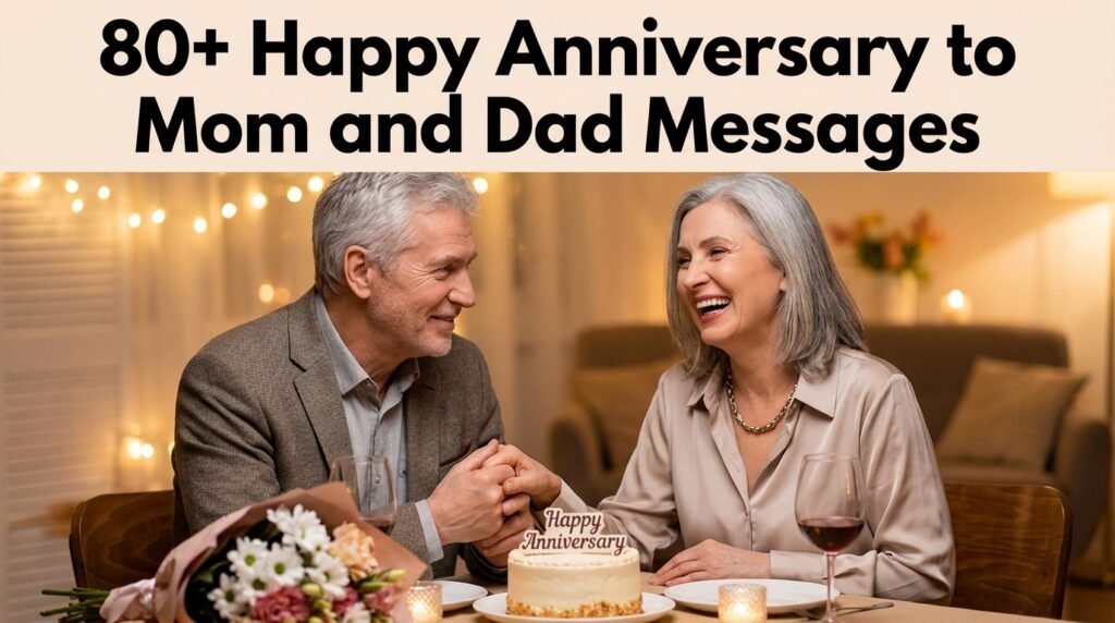 80+ Happy Anniversary to Mom and Dad Messages 3