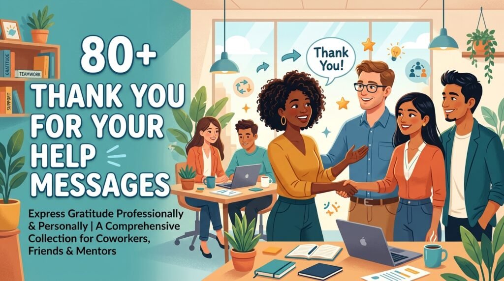 80+ Thank You for Your Help Messages 1