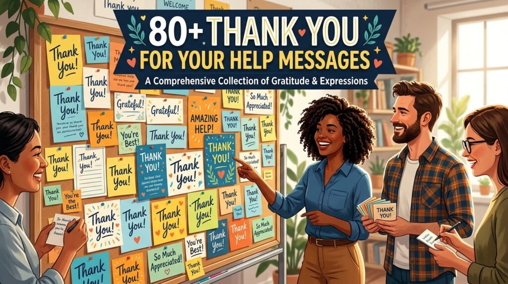 80+ Thank You for Your Help Messages 3