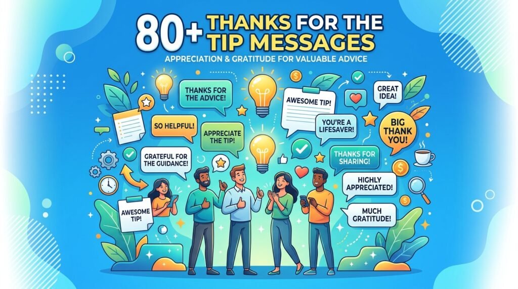 80+ Thanks for the Tip Messages 3